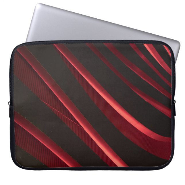 Red and black logo laptopschutzhülle (Vorderseite)
