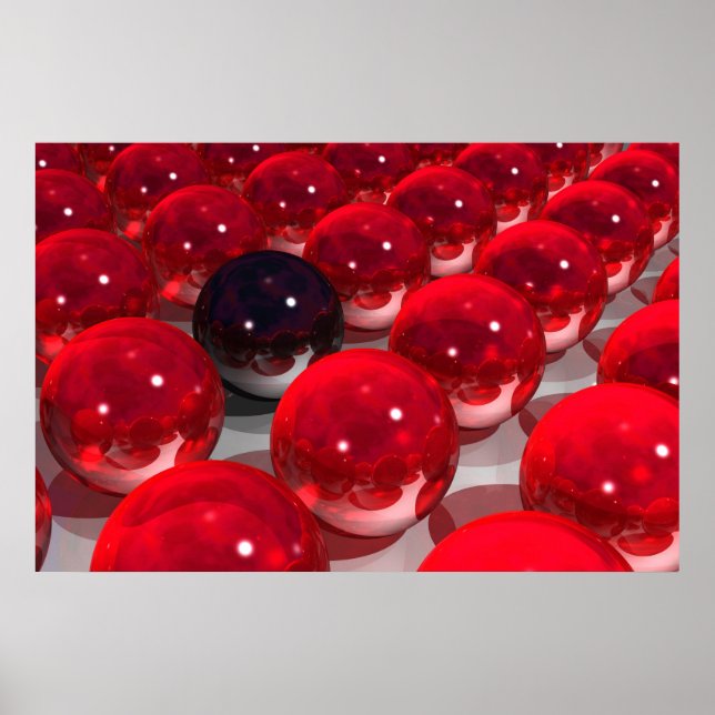 Red And Black Poster (Vorne)