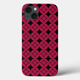 Red and black shippo Case-Mate iPhone case
