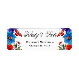 Red and Blue Summer Blume