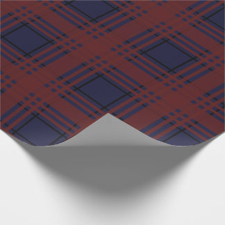 Red and Blue Tartan Plaid Wrapping Paper Geschenkpapier
