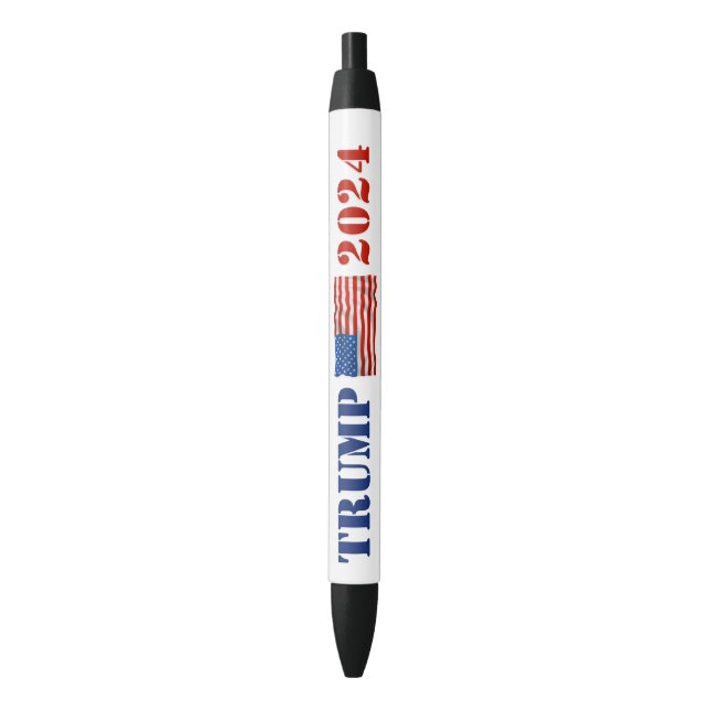 Red and Blue Trump Kampagne 2024 Promotion Pen Kugelschreiber (Vorderseite Vertikal)
