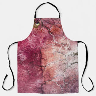 Red and brown abstract painting schürze