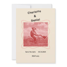 Red and Cream Moderne Minimalistisch Fun Retro Hoc