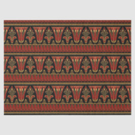 Red and Gold Art Decoupage Tissue Paper Seidenpapier