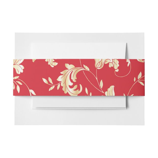 Red and Gold Bly Band (Vorderseite Beispiel)