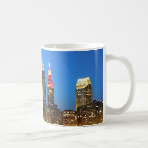 Red and Gold Cleveland OH Tasse