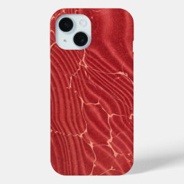 Red and Gold Marble Endpaper Case-Mate iPhone Hülle