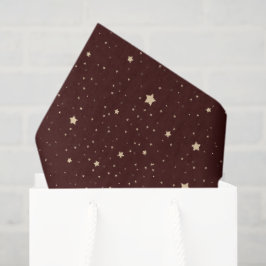 Red and Gold Staright Family Name Weihnachten Seidenpapier