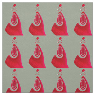 Red and Gray Smart Posh Design Stoff