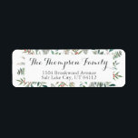 Red and Green Christmas Return Address Label<br><div class="desc">Nutzen Sie unsere Rücksendeadressen-Aufkleber mit Weihnachtsgrün und heilig, um Ihre Weihnachtskarten-Umschläge schön zu dekorieren. Der Wortlaut ist vollständig anpassbar - wenn Sie den Schriftart, die Farbe des Schriftartes, die Größe oder die Position der Textfelder ändern möchten, klicken Sie einfach auf den Button "Weitere Anpassungen vornehmen", um diese Dinge zu ändern....</div>