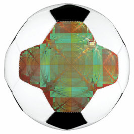 Red and Green Chromatic Fusion Soccer Ball