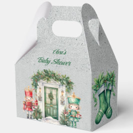 Red and Green Nutcracker Baby Shooter Geschenkschachtel