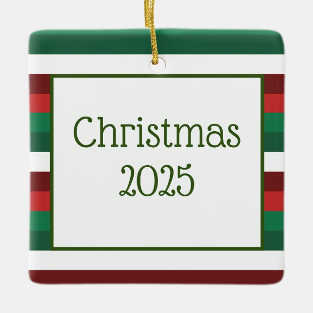 Red and Green Ornament (Vorderseite)