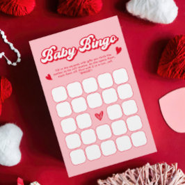 Red and Pink Valentine Baby Showroom Baby Bingo Ga