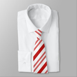 Red and White Candy Cane Krawatte