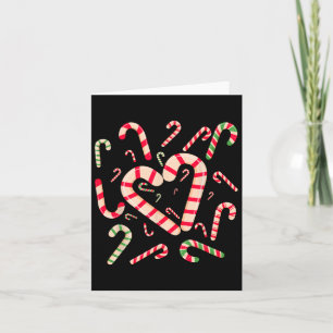 Red and White Candy Cane Weihnachten Weihnachten W Karte