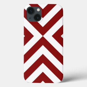 Red and White Chevrons Case-Mate iPhone Hülle