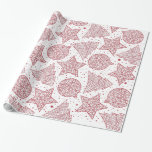 Red and White Christmas Pattern Geschenkwrap Geschenkpapier<br><div class="desc">Niedliche und lustige Red and White Weihnachten Geschenkwrap. Verbringen Sie etwas Feiertagjubeln in dieser Wintersaison.</div>