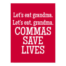 Red and White Commas Rette Funny