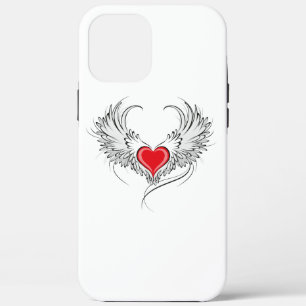 Red Angel Heart mit Flügeln Case-Mate iPhone Hülle