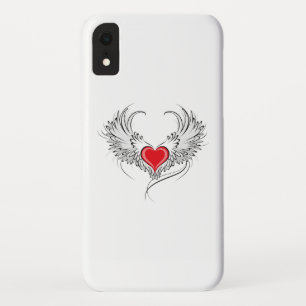 Red Angel Heart mit Flügeln Case-Mate iPhone Hülle