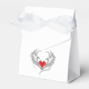 Red Angel Heart mit Flügeln Geschenkschachtel