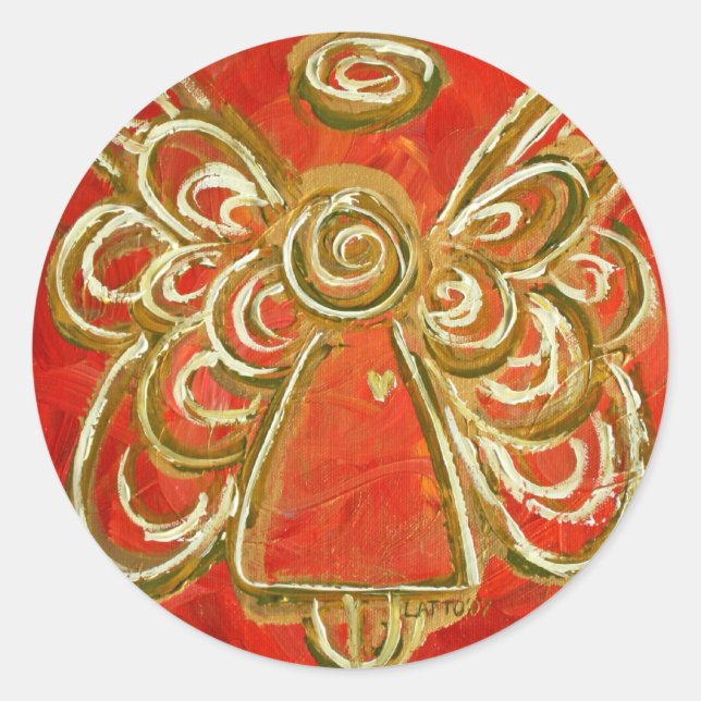 Red Angel Stickers (Vorderseite)