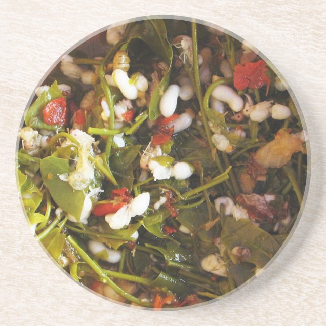 Red Ant Egg Salad ... Thai Street Food Getränkeuntersetzer (Vorne)