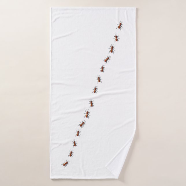 Red Ants Crawling in Ihrer Zuhause Badehandtuch (Badehandtuch)