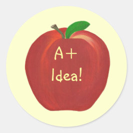 Red Apple, autocollants A+ Idea pour enseignants