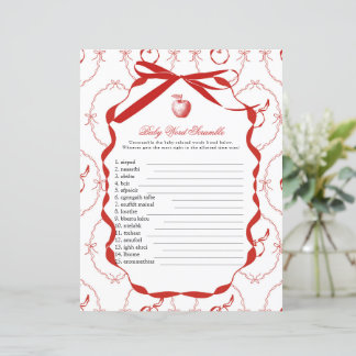 Red Apple Baby Showspiel
