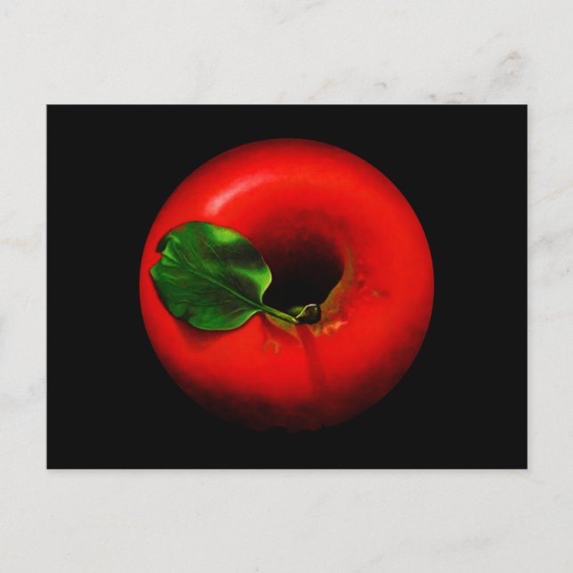 Red Apple Design Postkarte (Vorderseite)