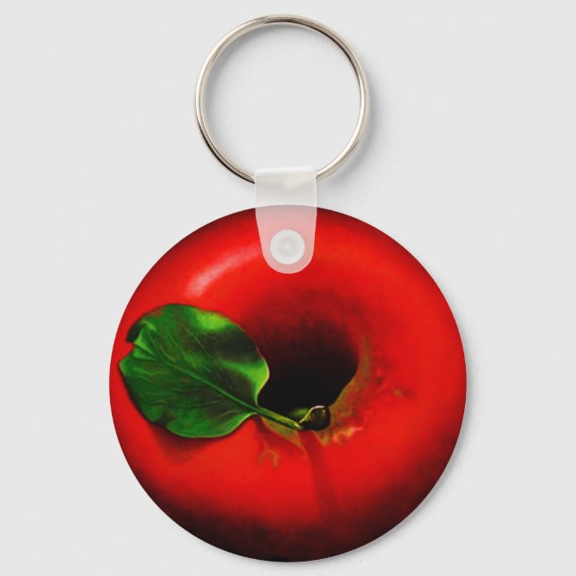 Red Apple Design Schlüsselanhänger (Vorderseite)