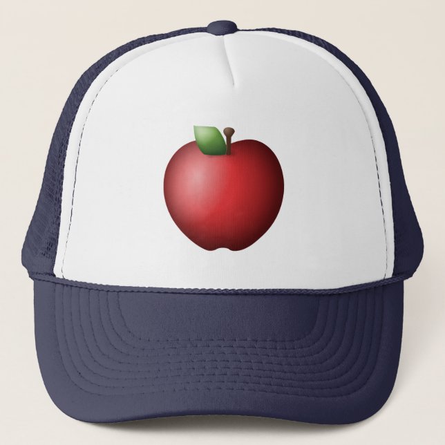 Red Apple - Emoji Truckerkappe (Vorderseite)