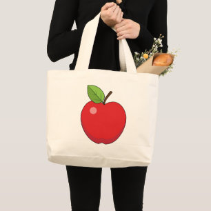 Red Apple Jumbo Stoffbeutel