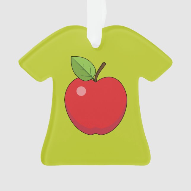 Red Apple Ornament (Vorderseite)