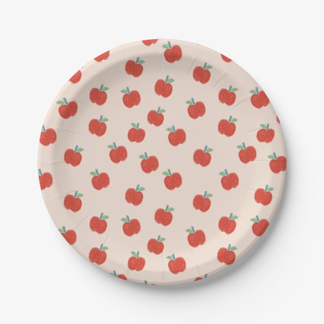 Red Apple Pappteller (Vorderseite)