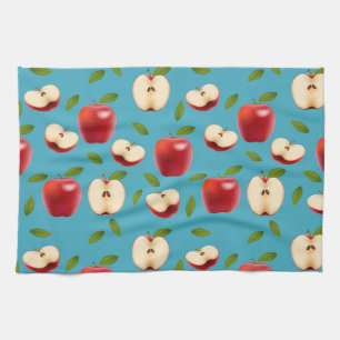 Red Apple Pattern Handtuch