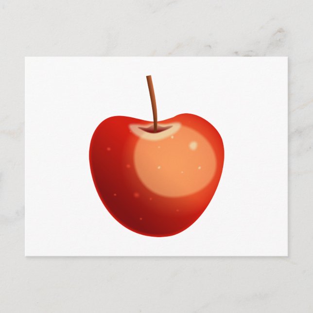 Red Apple Postkarte (Vorderseite)