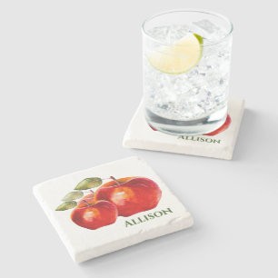 Red Apple Steinuntersetzer