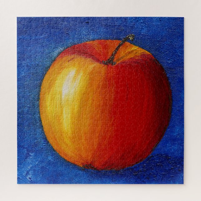Red Apple - Stillleben MalCanvas drucken (Vertikal)
