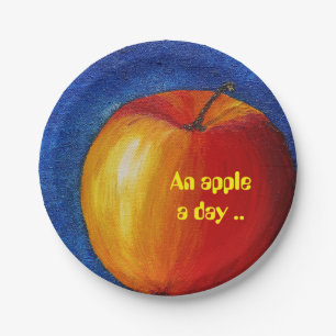 Red Apple - Stillleben Pappteller