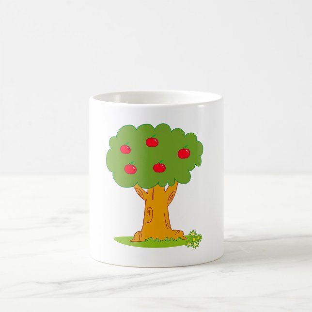 Red Apple Tree Kaffeetasse (Von Creator hochgeladen)