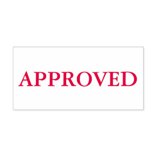 Red Approved Permastempel