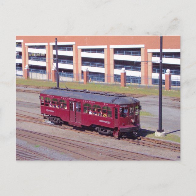 Red Arrow Lines Brill Car #76 Cartes postales (Devant)