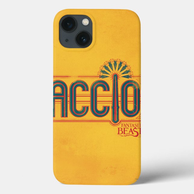 Red Art Deco ACCIO™ Spell Graphic Case-Mate iPhone Hülle (Rückseite)
