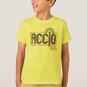 Red Art Deco ACCIO™ Spell Graphic T-Shirt