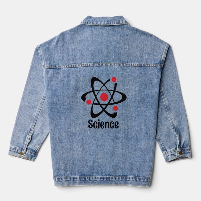 Red Atom Science Design Denim Jacket Jeansjacke (Rückseite)