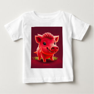 Red BABY Razorback Baby T-shirt